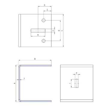 tenkostěnný_otevřený_ohybaný_hraněný_ocelový_hlinikový_profil_U konzola